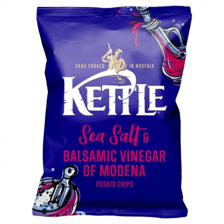 Kettle Chips 130g - Sea Salt & Balsamic Vinegar 12 x 130g